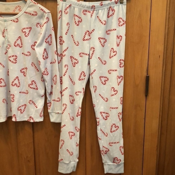 Girls Christmas Pajamas Candy Canes Size Girls18/20 NWOT - Picture 6 of 13